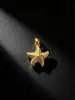 Accesorios de colgantes de estrella de mar transfronterizos con diamantes y perlas, dijes de estrella de mar para mujer, collares DIY, accesorios de joyería con temática oceánica al por mayor