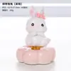 Coelhinho Giratório Desenho Animado Fofo, uma Decoração de Mesa de Escritório Curativa e Estabilizadora de Humor, Presente para Namorada