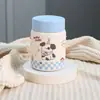 Nueva mini botella de agua temática de dibujos animados, taza termo de acero inoxidable 316 con aislamiento al vacío, portátil y compacta para uso al aire libre, linda taza de bolsillo