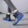 Site Independente Transfronteiriço Europeu e Americano Botas Curtas Estilo Britânico com Solas Baixas para Mulheres, Novos Modelos Outono e Inverno 2025, Atacado Tamanhos Grandes