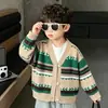 Chaqueta de Punto Cardigan para Niños Primavera y Otoño 2026 Nuevo Estilo Ropa de Otoño Guapa para Niños Suéter Top Casual para Bebé Niño