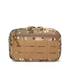 Bolsa de Administrador Práctica Bolsa de Herramientas EDC Cortada con Láser Bolsa Modular Horizontal con Parche de Bandera de EE.UU. Llavero