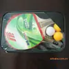 Racket deportivo duradero y ligero, carcasa de espuma, madera de álamo, goma positiva, racket recto, entretenimiento de ocio, racket de ping pong simple