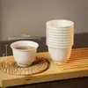 Taza de Té Desechable de Cáscara de Arroz Espesada Biodegradable Taza de Té Kung Fu Taza de Té para Hospitalidad Doméstica Resistente a Altas Temperaturas