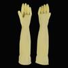 Guantes de látex de tendón de res guantes de goma engrosados alargados para tareas domésticas, lavado de platos, lavandería, limpieza, impermeables, guantes de goma de cuero para mujer