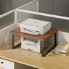 Soporte para impresora, estante para escritorio de oficina, estante organizador de archivos para escritorio en casa, soporte pequeño para copiadora de escritorio