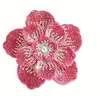 Acessórios de Cabeça DIY com Flores de Strass 3D Transfronteiriços, Acessórios de Vestuário, Acessórios de Decoração para Sapatos, Flores de Strass 3D em Tecido Não Tecido