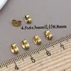 Tamanho Pequeno 4,5x6x3mm Aço Inoxidável Cor Dourada/Aço Formato Borboleta Plug de Orelha DIY Brinco de Mão Fivela de Pino Acessórios de Joia