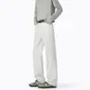 Jeans Acampanados Negros y Grises para Hombre Primavera 2026, Pantalones Rectos Estilo Americano, Pantalones Guadaña para Hombre, Estilo Unisex