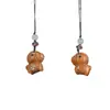 Llavero Zodiaco Caballo de Sándalo Verde, Colgante de Hazte Rico Inmediatamente, Regalos para Hombres y Mujeres, Accesorios Creativos para Bolsos de Pareja