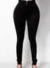 Tienda Transfronteriza Temutk Jeans Ajustados de Tela Elástica Populares para Mujer Pantalones Lápiz Algodón Trazable Talla Popular