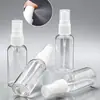 Botella Rellenable con Atomizador de Desinfectante de Alcohol, Botella Pequeña de Tamaño Viaje, Botella de Plástico para Perfume, Botella con Atomizador para Hidratación de Mascotas