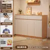 Zapatero de madera maciza para la entrada, mueble integrado para el pasillo, uso doméstico, gran capacidad, multicapa, zapatero extragrande para la entrada
