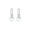 Pendientes de Plata de Ley S925 para Mujer, Elegantes y Exquisitos, Ganchos de Oreja Versátiles de Moda, Joyería de Plata con Piedra de Ojo de Gato