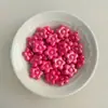 Cuentas de Flor UV de Color Sólido de Alta Calidad Acrílico DIY Cadena para Teléfono Colgante Encanto para Bolso Accesorios Materiales Venta al Por Mayor
