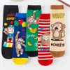 Calcetines de comercio exterior transfronterizos estilo académico coreano japonés para mujer, lindos calcetines de gatito de dibujos animados para otoño e invierno, fabricantes al por mayor