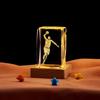 Venta al por mayor transfronteriza Anthony 3d grabado láser tridimensional cubo de cristal de alto valor de color adornos de luz nocturna luminosa