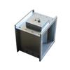 Válvula de Controle de Volume de Ar Fixo, Válvula de Volume de Ar Variável de Aço Inoxidável Galvanizado, Corta-fogo para Exaustão de Fumaça, Válvula de Volume de Ar Fixo, Dispositivo de Controle de Ar