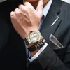 Relógio à prova d'água não mecânico masculino para venda por atacado transmissão ao vivo relógio masculino com pulseira de aço calendário luminoso relógio de quartzo