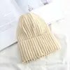 Gorro de lana para mujer, otoño e invierno, para parejas, para todo tipo de combinaciones, para hombres y mujeres, estilo coreano, moderno, sencillo, de punto, cálido para estudiantes.