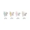 Acessórios de Arte para Unhas Zircônia Qiansi Mengdie Nova Luxo Alta Qualidade Asa de Borboleta 3D de Duas Asas Pedras Strass para Decoração de Unhas