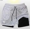 Explosivo AliExpress Spider Series 2 em 1 Shorts Duplos Masculinos Fitness Sports Shorts Masculinos Treinamento Secagem Rápida