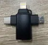 Lector de tarjetas OTG para Apple TF/SD/USB teléfono móvil multifunción TipoC Android unidad U lector de tarjetas tres en uno