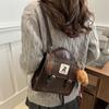 Bolso vintage de personalidad 2024 nueva mochila de moda de oso lindo para comercio exterior