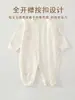 Macacão de Bebê Manga Longa Primavera e Outono Novo Estilo Roupas para Recém-Nascidos Algodão Puro Classe A Sem Ossos Pijama de Uma Peça para Bebê Roupas Infantis