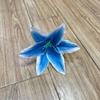 Cabeças de Lírio Artificiais 18cm Seda Fosca Lírios Grandes Atacado Arranjo de Casamento Lírios Decorativos Atacado Arte Floral