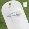 Ins Pinza para el Cabello de Conejito Rosa Dulce y Linda Clip de Pato Corazón para Estudiante Niña Accesorios para el Cabello de Dibujos Animados Japoneses y Coreanos Clip para el Fleco