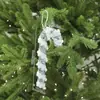 Decoraciones Creativas Navideñas Transfronterizas Colgantes de Caramelo de Bastón de Espuma Lazos de Paleta Navideña Adornos de Bolas Navideñas