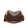 Bolso de Mujer Transfronterizo Bolso de Hombro Europeo y Americano con Texto Estampado Cuadrado Bandolera Gran Capacidad Simple Combinable Bolso Almohada para Mujer