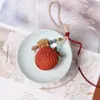 Palo de rosa rojo Fresa Fruta Palo de rosa Vegetal Colgante Caqui Llavero Calabaza Accesorio Calabaza Accesorio Naranja Colgante