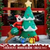 Decoración Inflable Navideña de Dibujos Animados de Papá Noel y Muñeco de Nieve para Fiesta en el Jardín al Aire Libre Transfronteriza de Amazon Modelo Inflable Personalización