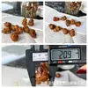 Madera Fulminada, Gotas de Lluvia, Amuleto de Paz, Colección de Calabazas, Accesorios de Juego Culturales, Pulseras, Adornos para Manos, Accesorios de Joyería de Moda