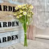 Ramo de Manzanilla Artificial Flores Falsas para Arreglos de Piso de Boda Decoración de Salón de Bodas Flores Artificiales de Plástico Arreglo Floral DIY