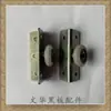 Accesorios para Pizarras Deslizantes, Ruedas de Hierro en Forma de L Superiores e Inferiores, Ruedas de Montaje para Pizarras de Enseñanza, Piezas de Montaje de Plástico