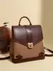 Mochila de Moda de Comercio Exterior para Mujer, Estilo Nuevo, Mochila Versátil Casual de Gran Capacidad, Bolso de Viaje Suave de Gama Alta, Transfronterizo