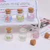 Botella de los deseos creativa tridimensional estilo Ins hecha a mano DIY pegamento de crema resina pequeños accesorios joyería casa de muñecas materiales hechos a mano