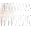 Clip de boca plana engrosado de espina de pescado de acero inoxidable clip de pluma de ganso clip para tirar del pelo removedor de pelo gadget de cocina