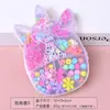Caja de Regalo DIY de Cuentas para Niños Transfronteriza Juguetes Educativos Pulsera de Joyería Hecha a Mano para Niñas Paquete de Materiales al por Mayor