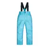 Suministro transfronterizo de pantalones de esquí nuevos para niños y niñas, cálidos, transpirables, repelentes al agua, pantalones de esquí para niños, pantalones de senderismo