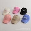 Gorra con lazo para niños, estilo coreano, primavera y verano, color caramelo, para bebé, combina con todo, para la calle