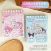 Sanrio Coche Comedor Silencioso Lindo Dibujo Animado Creativo Pegatina de Burbujas Corte Estéreo Escena Hecha a Mano Juguete para Niña