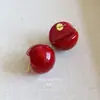 Brincos de Pérola Redonda Exagerada com Agulha de Prata 925, Elegantes e Vintage com um Toque de Luxo, Brincos Versáteis para Mulheres