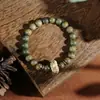 Nuevos brazaletes de estilo étnico, brazaletes de cristal hechos a mano de nicho para estudiantes, niñas, parejas y mejores amigos, al por mayor