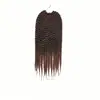 Peluca de trenza de resorte africana transfronteriza peluca tejida a mano europea y americana crochet de dos trenzas 10 pulgadas a 22 pulgadas África