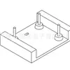 Base de anillo magnético 34X26, base de inductor, base - BASE-052
