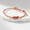 2026 Ano do Cavalo Novo Modelo Festival do Barco-Dragão Fio Colorido Rosto Sorridente Pequeno Zongzi Pulseira Trançada para Adultos e Crianças Festival do Barco-Dragão Pequeno Presente